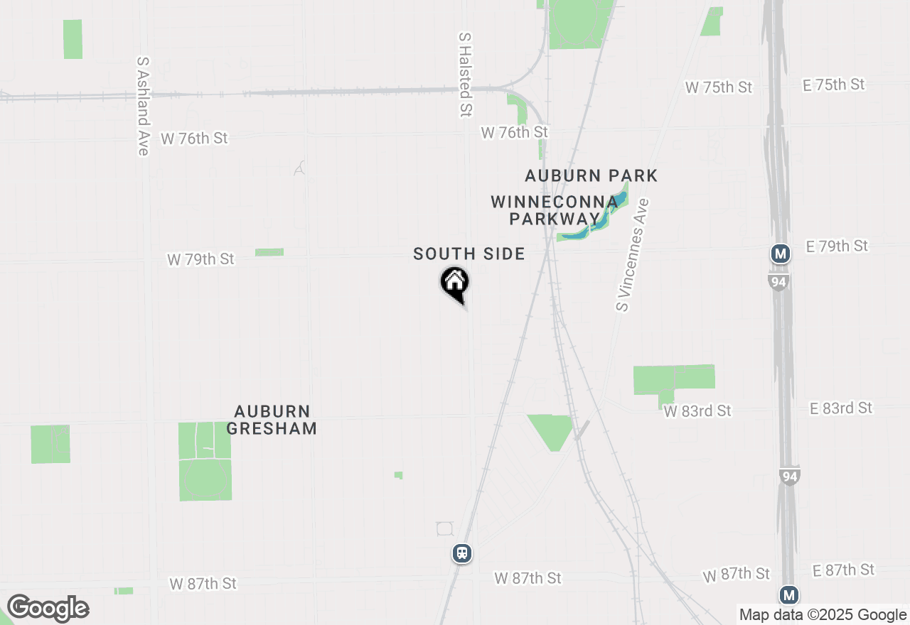 Map of 8027 S Green Street, Chicago, IL 60620