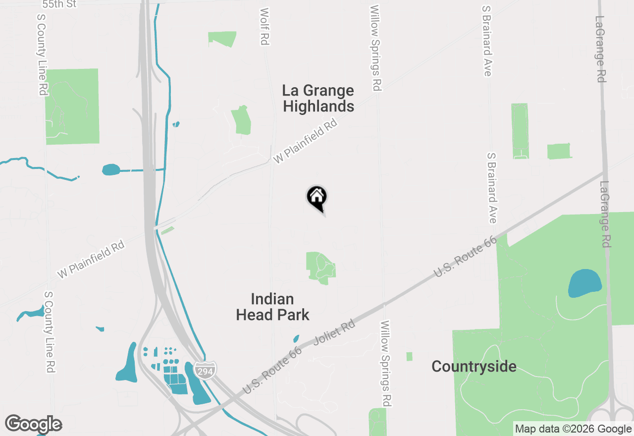 Map of 11025 Edgebrook Lane, Indian Head Park, IL 60525