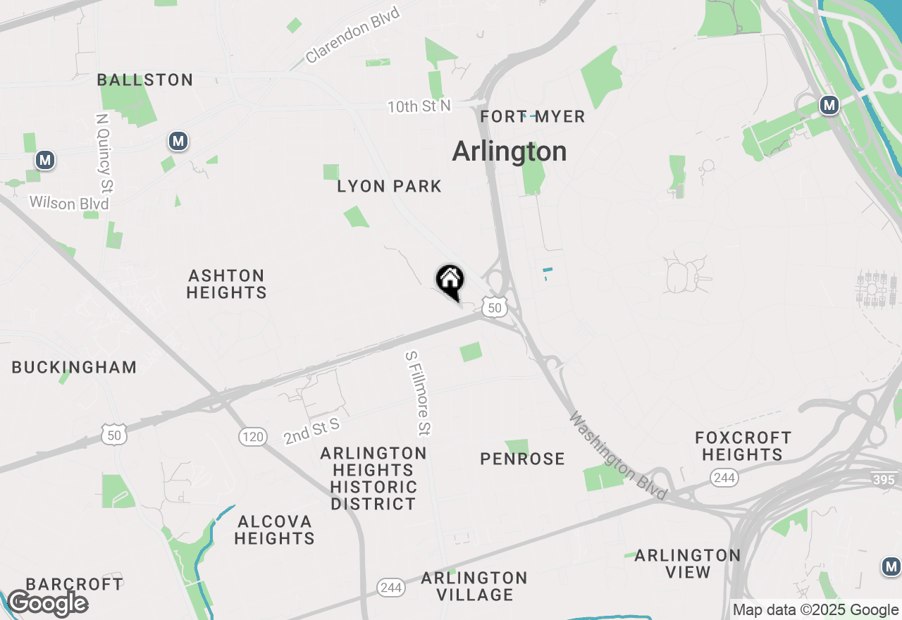 Map of 2505 Arlington Boulevard #102, Arlington, VA 22201