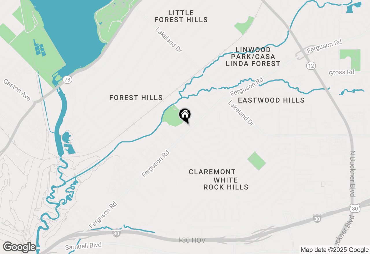 Map of 2235 Forest Hollow Park, Dallas, TX 75228