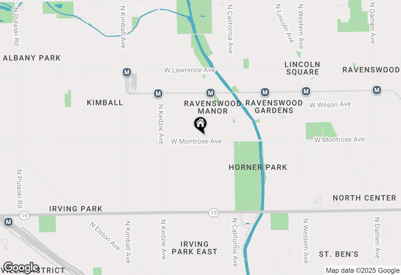 Map of 4411 N Sacramento Avenue #1, Chicago, IL 60625