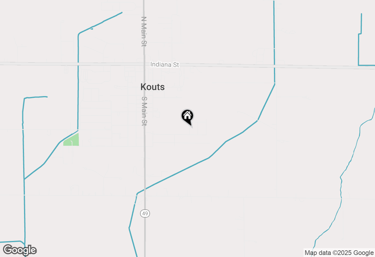 Map of 804 Kathleen Street, Kouts, IN 46347