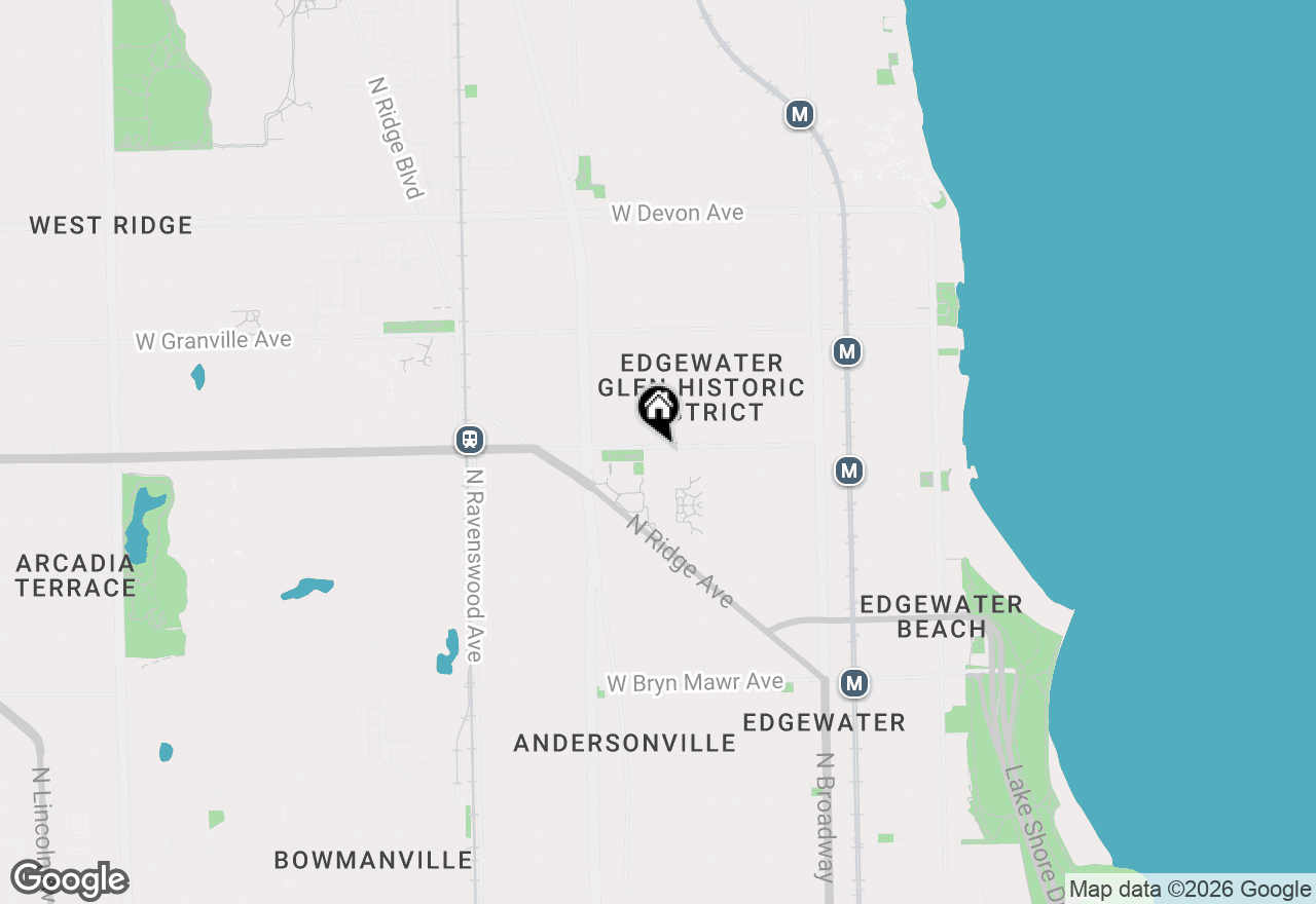 Map of 1445 W Elmdale Avenue #1, Chicago, IL 60660