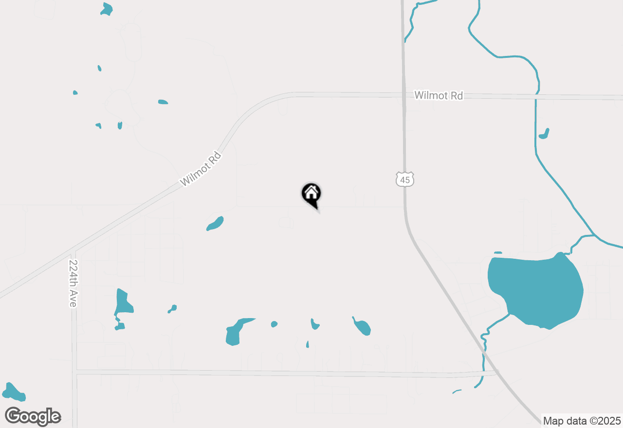 Map of 20615 98th St, Bristol, WI 53104