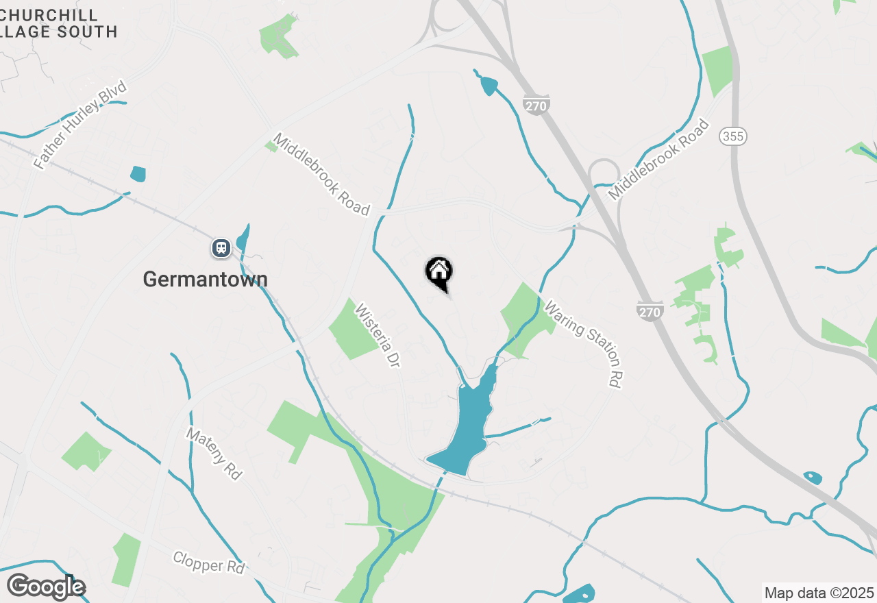 Map of 12422 Valleyside Way, Germantown, MD 20874