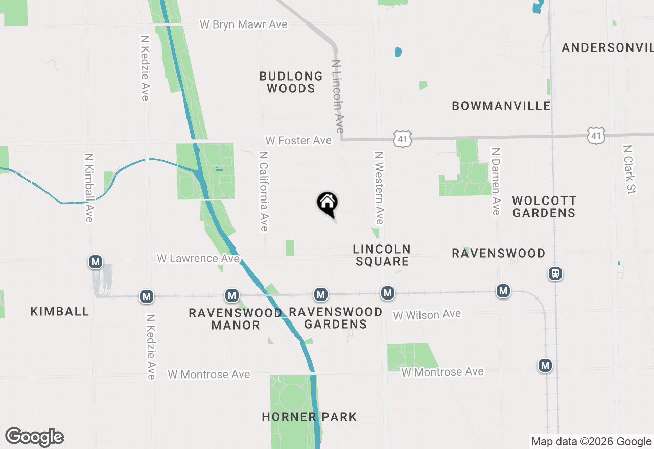 Map of 2549 W Ainslie Street #3, Chicago, IL 60625