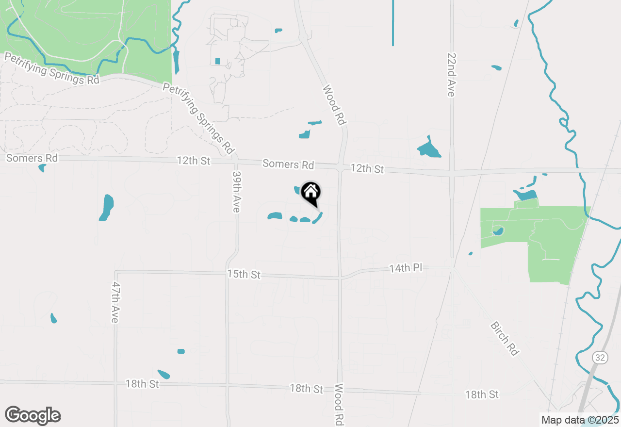 Map of 1316 32nd Ct #8C, Kenosha, WI 53144