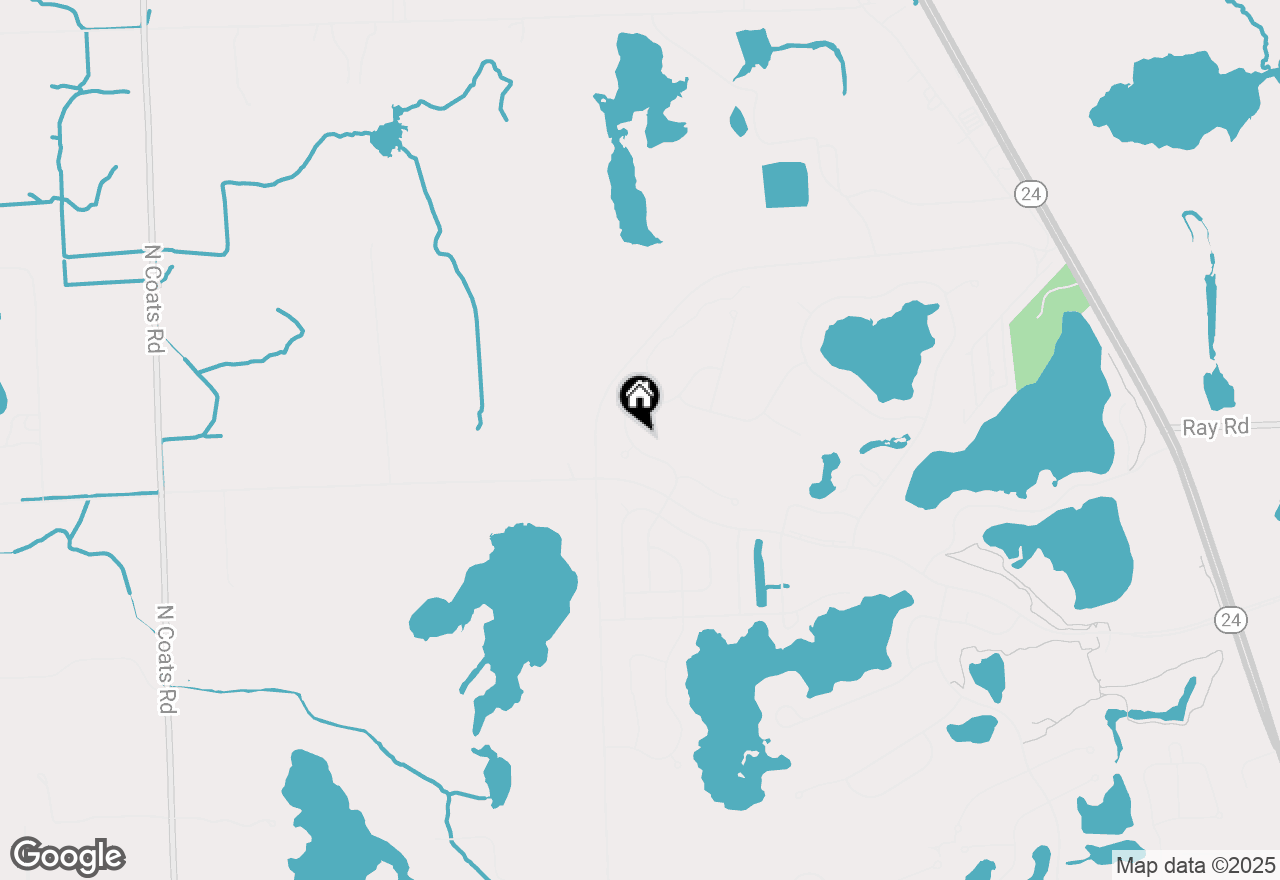 Map of 1054 Chelsea Boulevard, Oxford, MI 48371