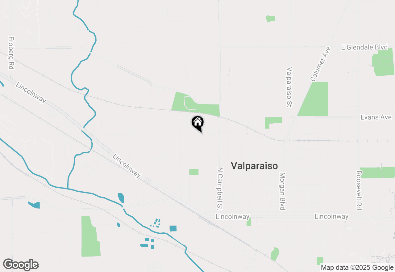 Map of 484 Grove Avenue, Valparaiso, IN 46385