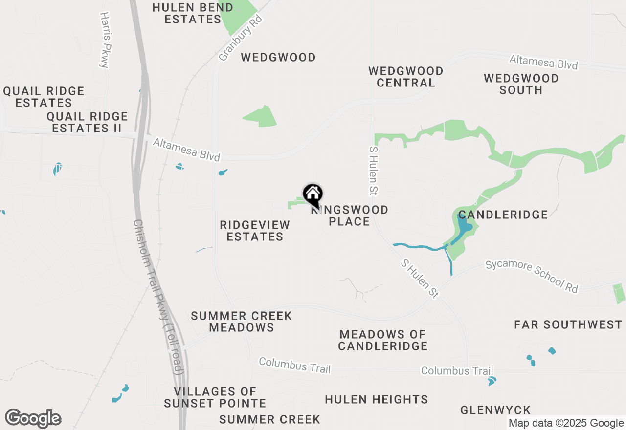 Map of 7570 Kings Trail, Fort Worth, TX 76133