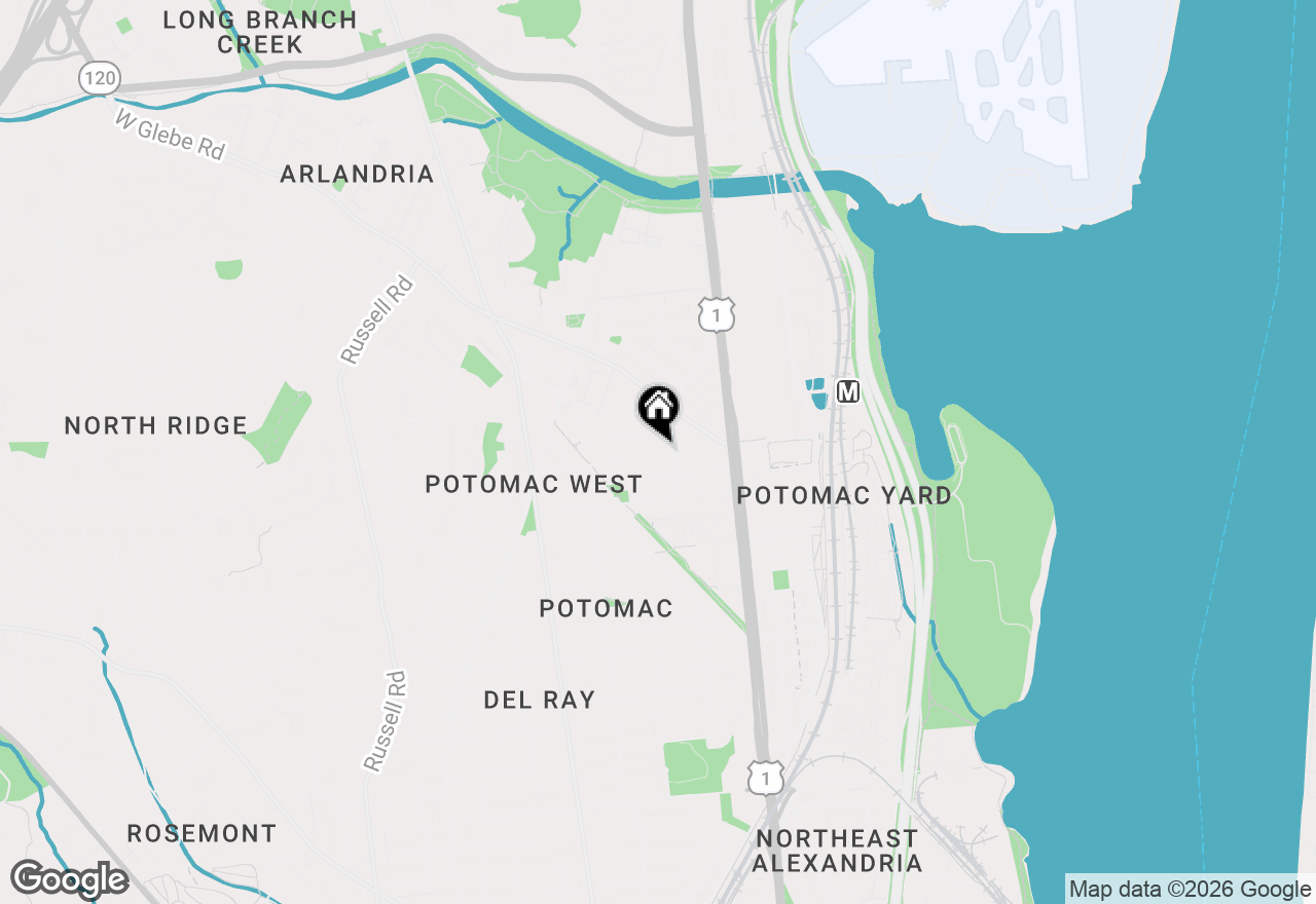 Map of 322 Clifford Avenue #B, Alexandria, VA 22305