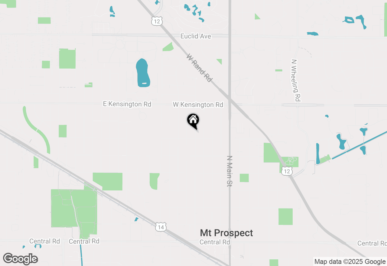 Map of 606 N Elmhurst Avenue, Mount Prospect, IL 60056