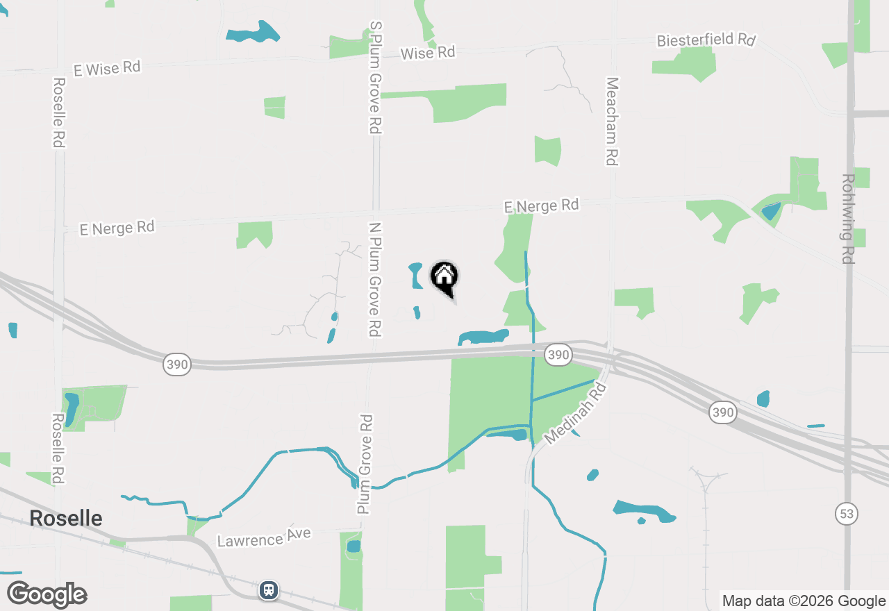 Map of 551 Cumberland Trail #C, Roselle, IL 60172