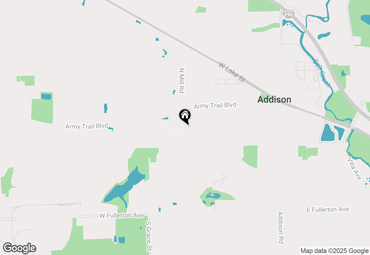 Map of 543 W Rose Avenue, Addison, IL 60101