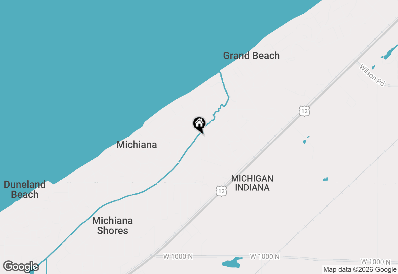 Map of 4202 Grand Bch Road, Michiana, MI 49117