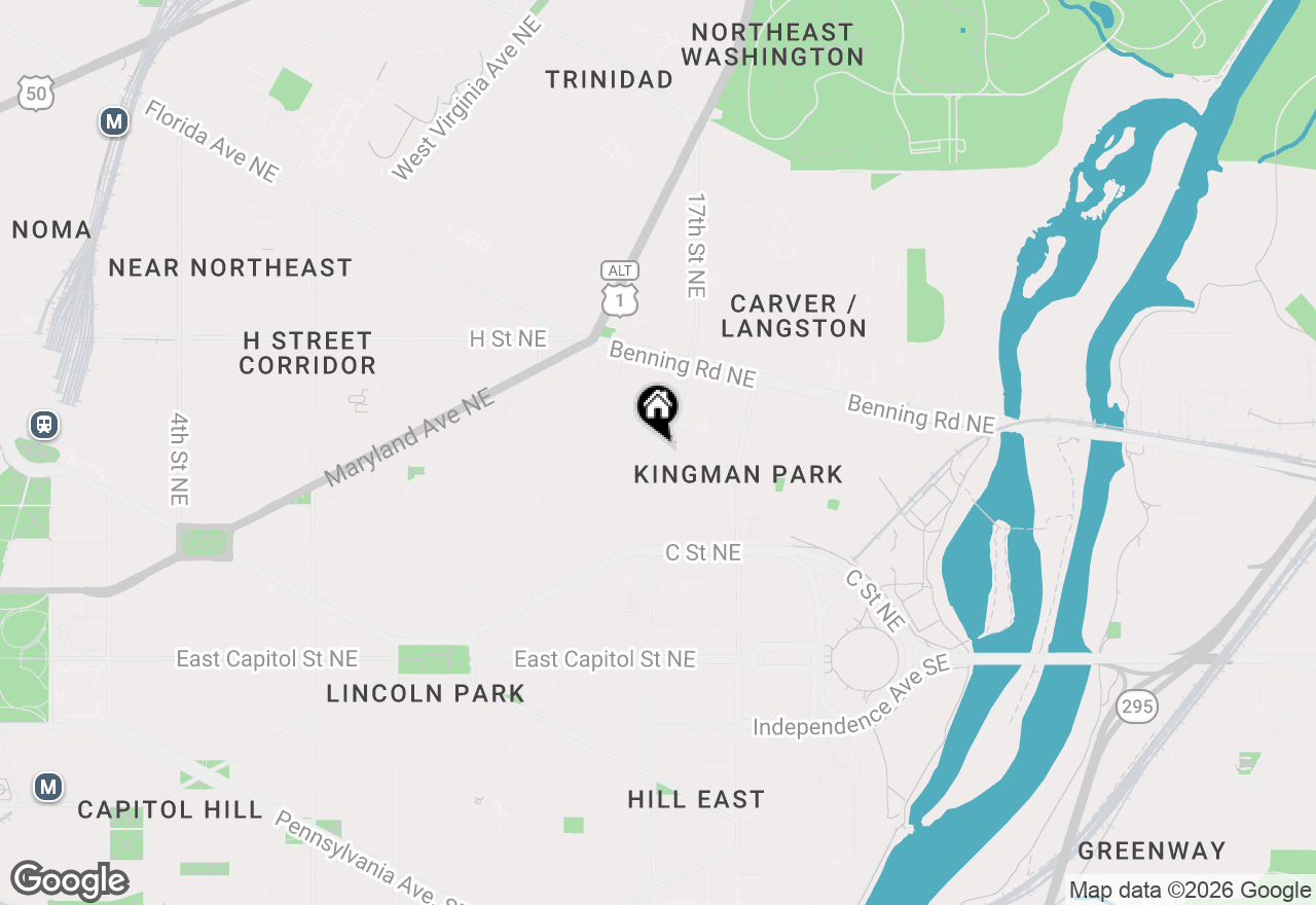 Map of 500 17th Street Ne #6, Washington, DC 20002