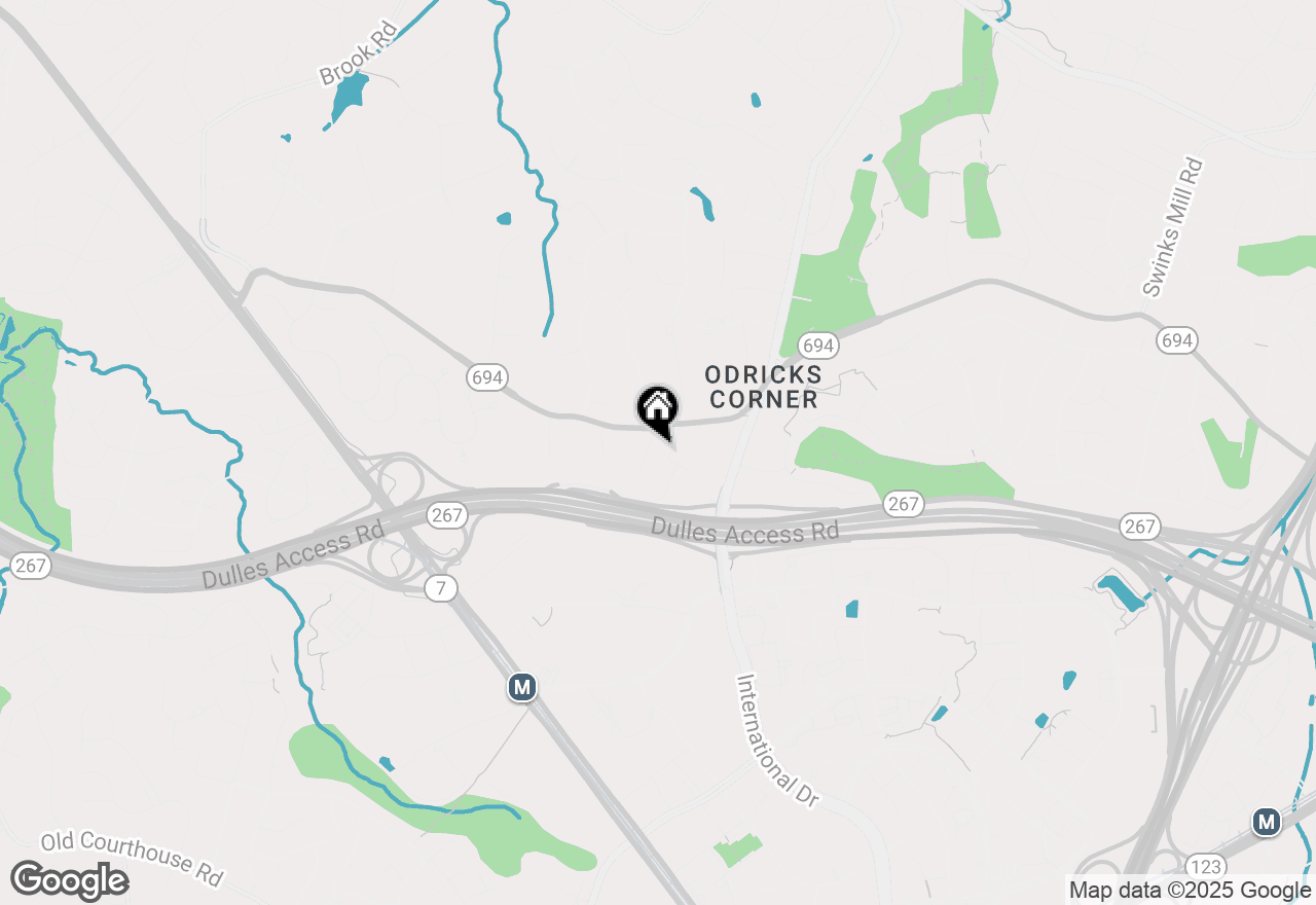 Map of 1363 Hardison Lane, Mclean, VA 22102