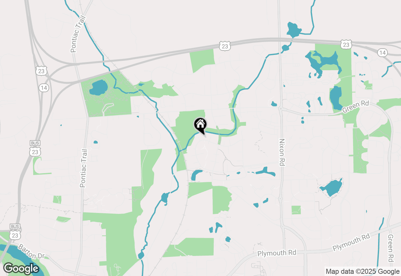 Map of 2311 Placid Way, Ann Arbor, MI 48105