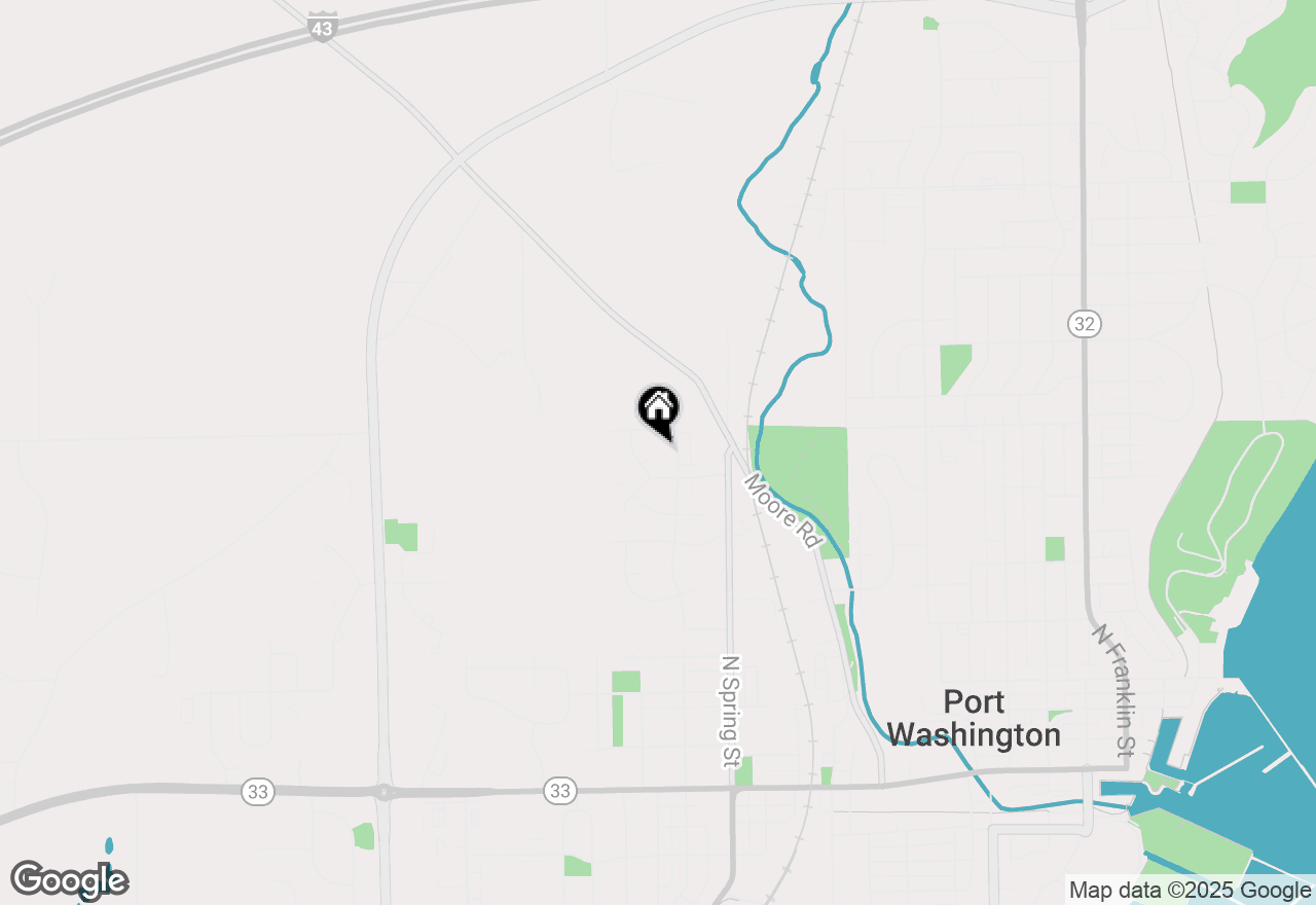 Map of 846 Chisholm Ln, Port Washington, WI 53074