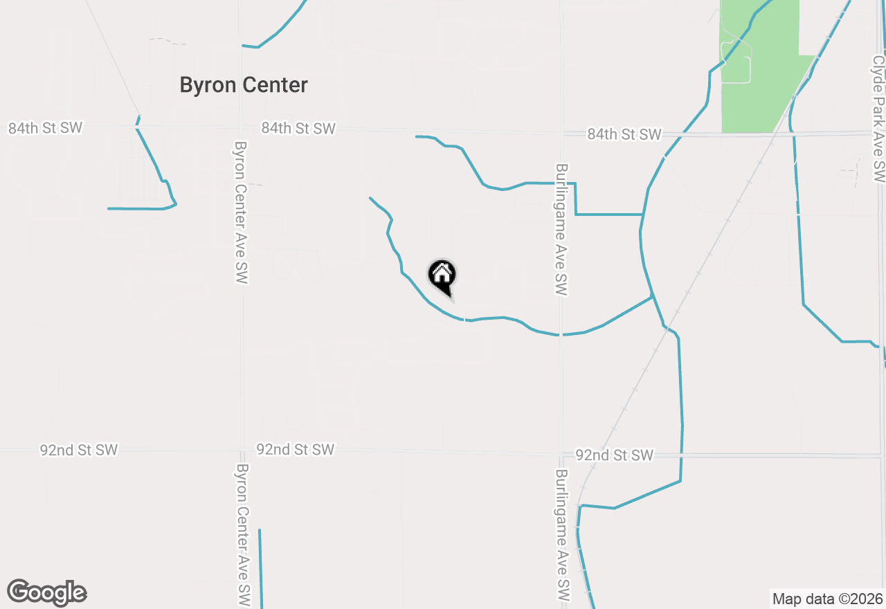Map of 1840 Planters Row Drive Sw, Byron Center, MI 49315