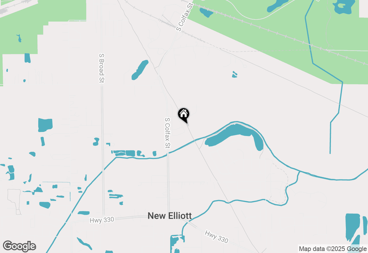 Map of 1237 Thistle Drive, Griffith, IN 46319