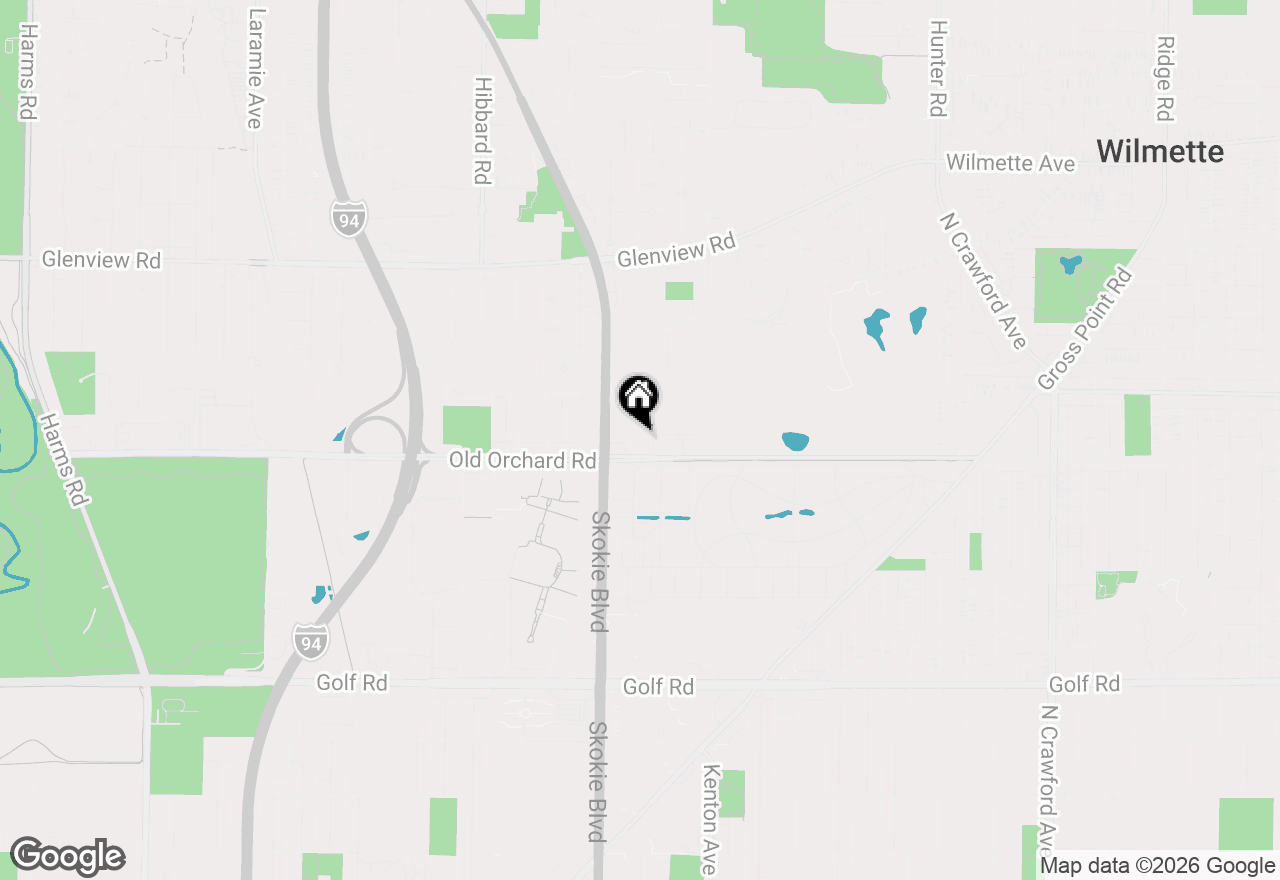 Map of 10116 Peach Parkway #N110, Skokie, IL 60076