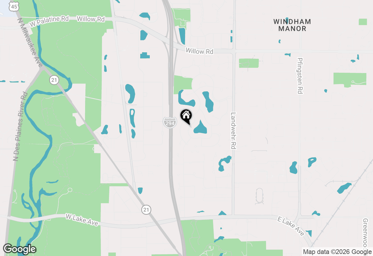 Map of 2331 Mohawk Lane, Glenview, IL 60026