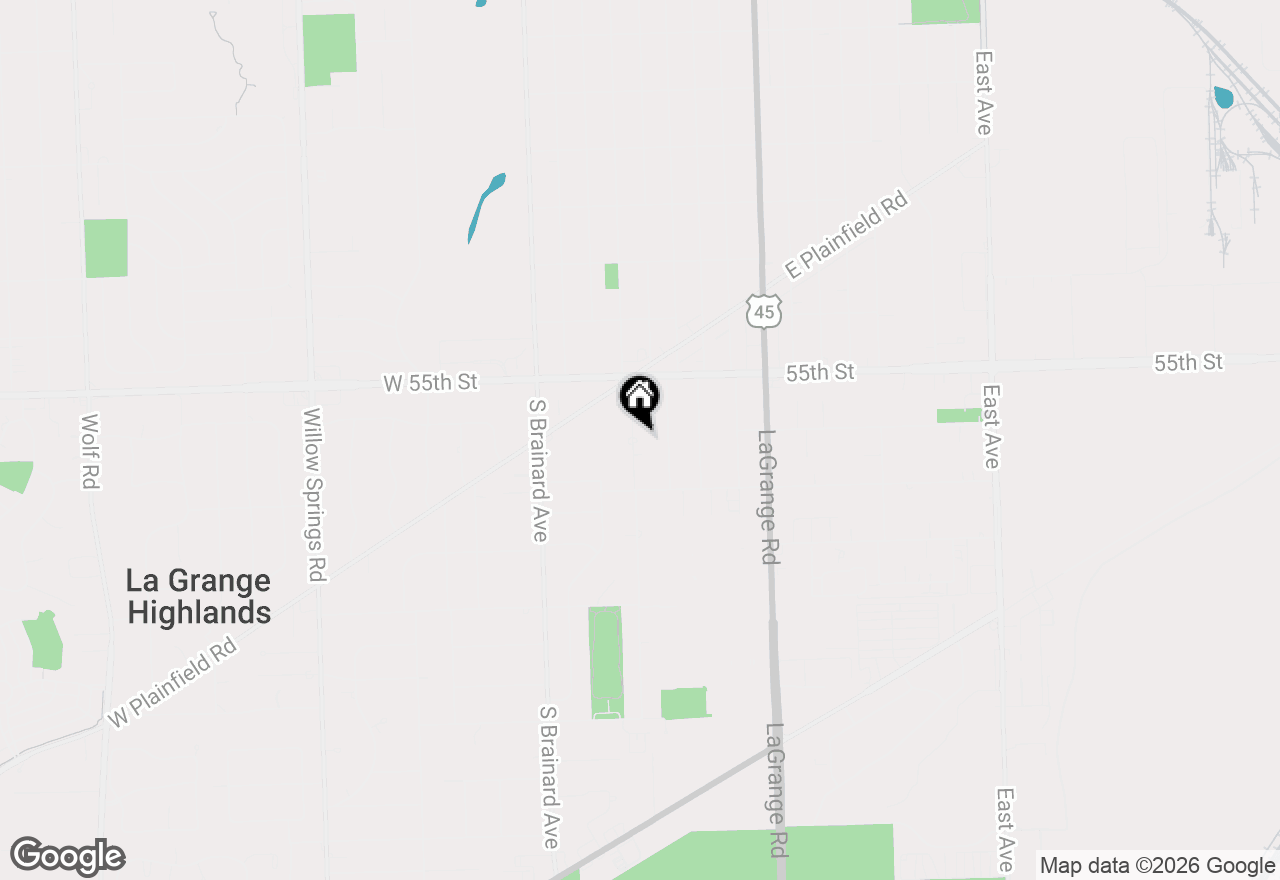 Map of 5605 S Kensington Avenue, Countryside, IL 60525