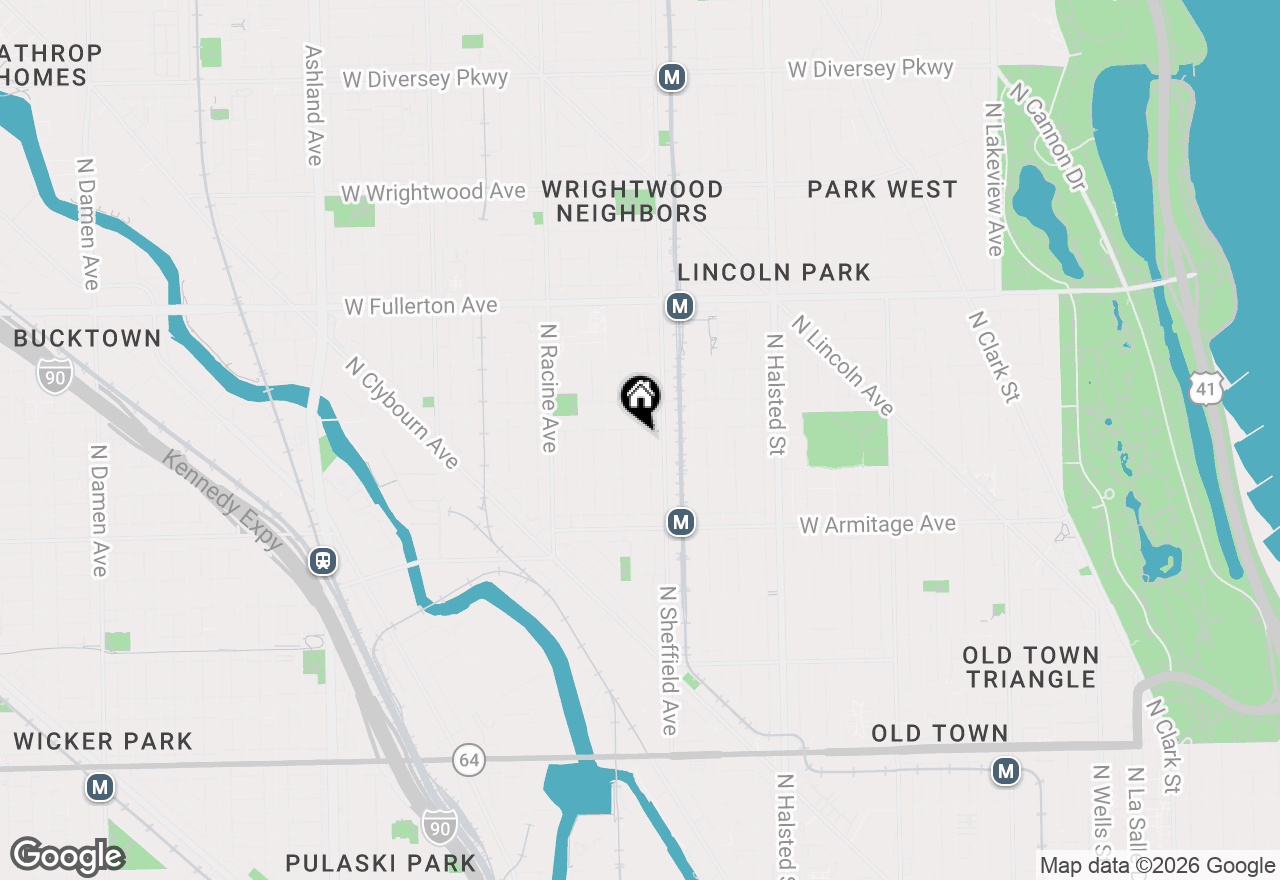 Map of 2135 N Kenmore Avenue, Chicago, IL 60614