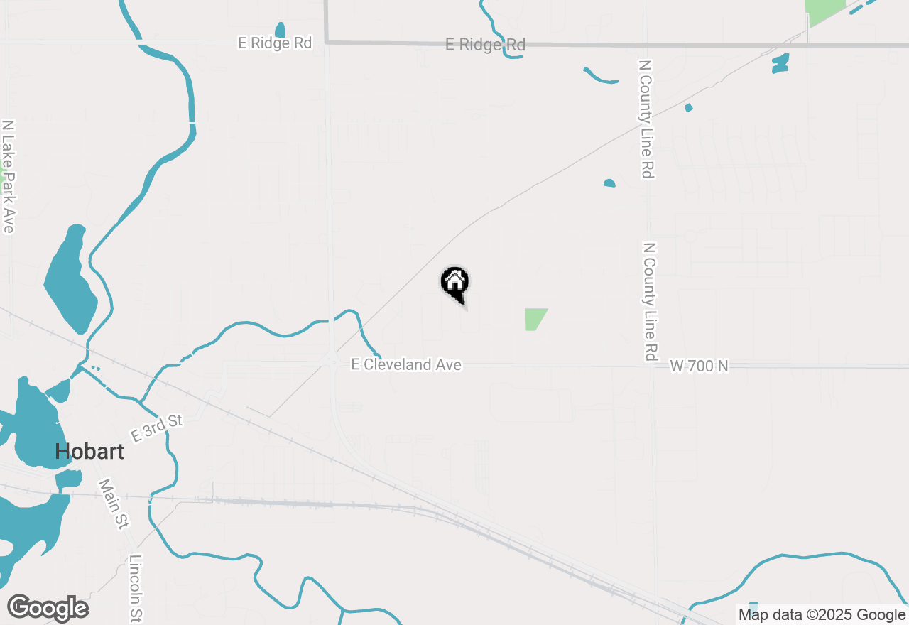 Map of 132 Pembroke Drive W, Hobart, IN 46342