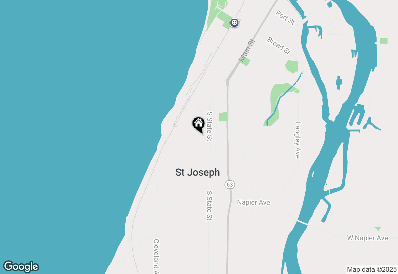 Map of 523 Howard Avenue, St Joseph, MI 49085