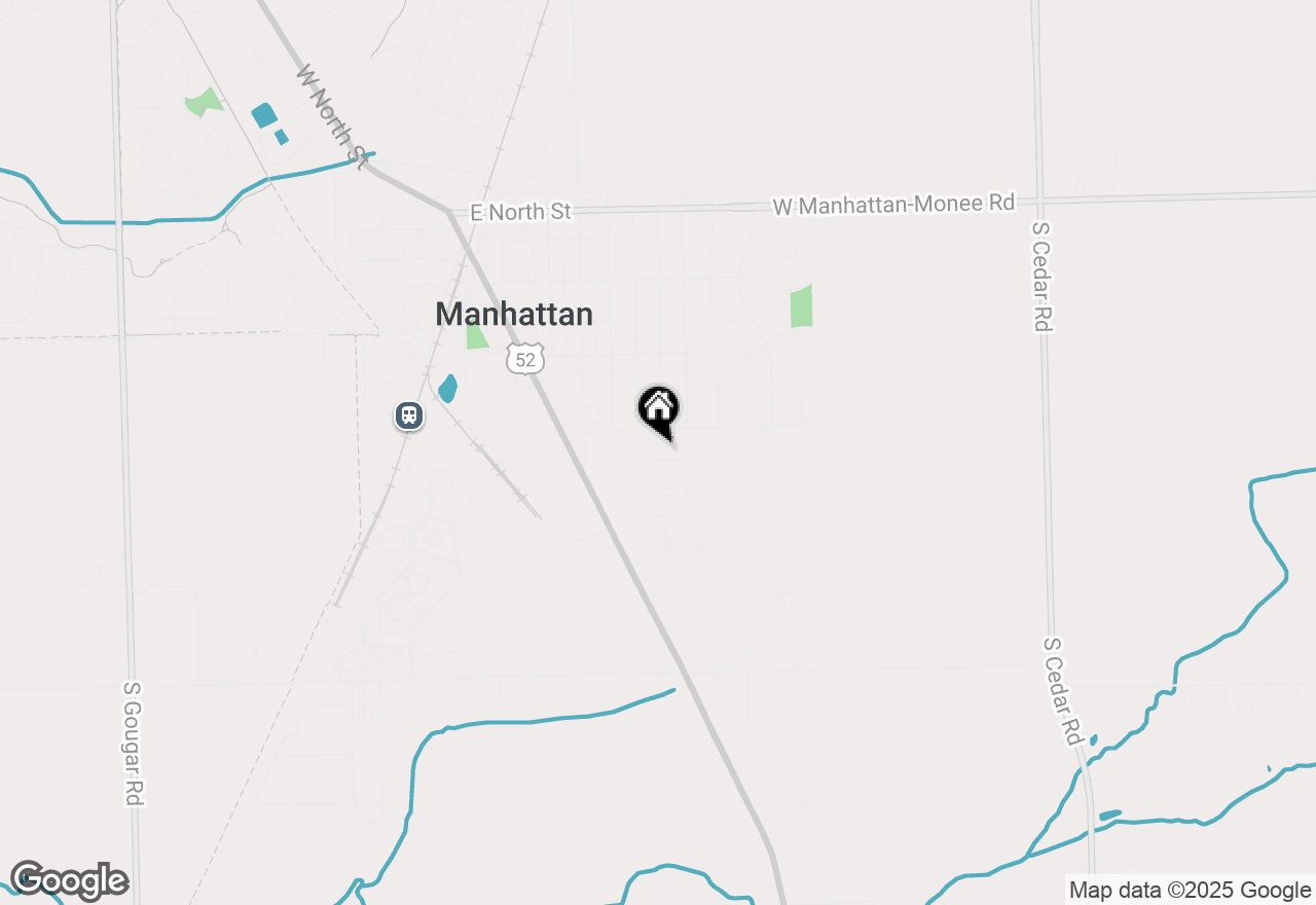 Map of 15040 W Oxford Lane, Manhattan, IL 60442