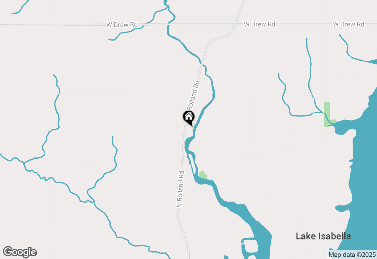 Map of 750 N Rolland Road, Weidman, MI 48893