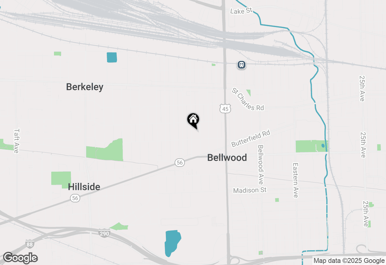 Map of 429 Geneva Avenue, Bellwood, IL 60104