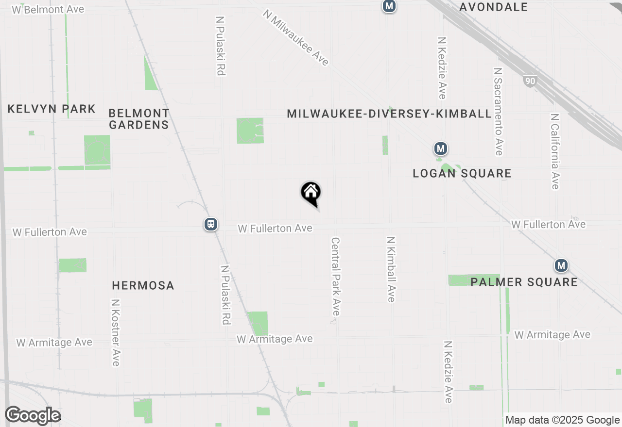 Map of (Address confidential), Chicago, Illinois 60647