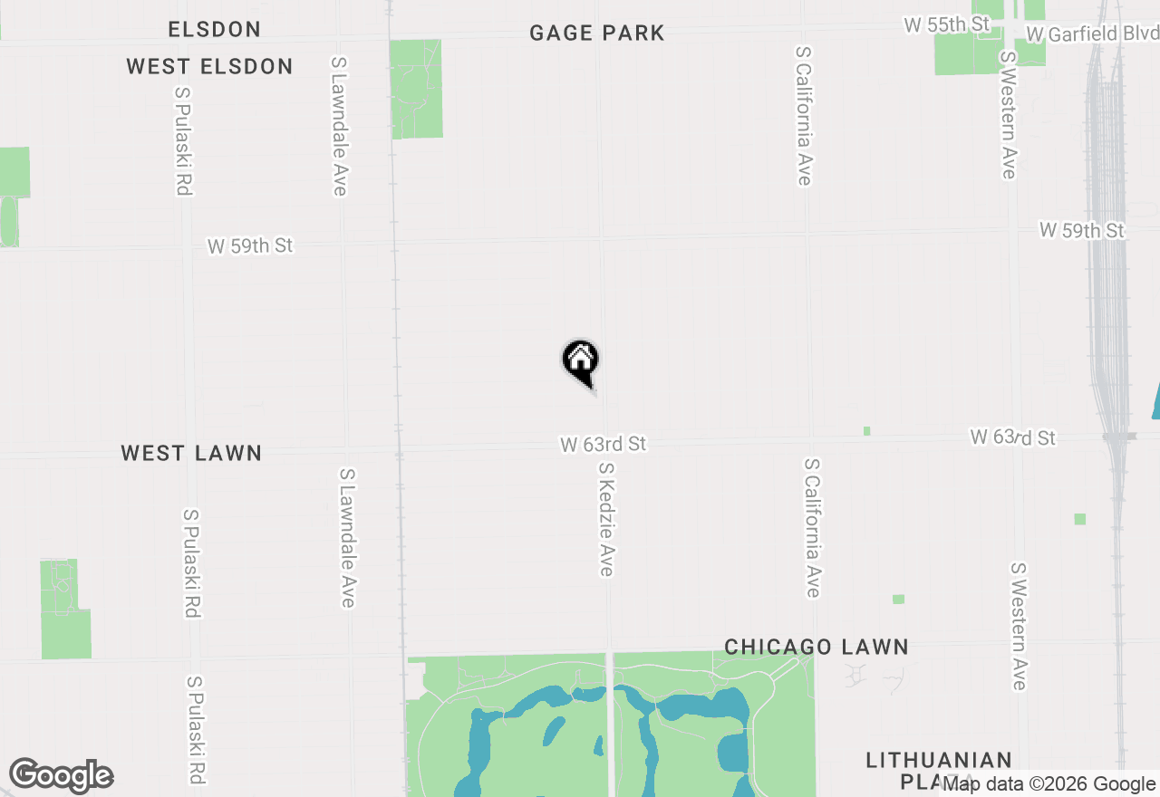 Map of 3229 W 62nd Street, Chicago, IL 60629