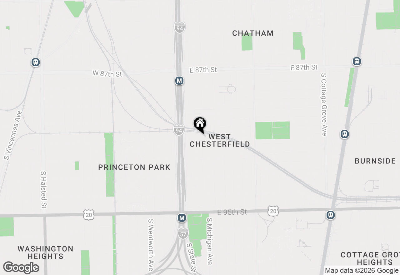 Map of 46 E 91st Street, Chicago, IL 60619