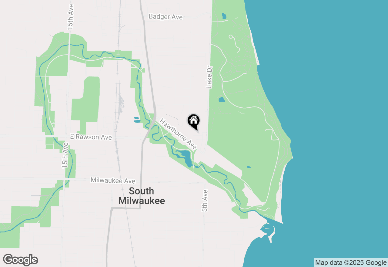 Map of 1503 Fairview Ave, South Milwaukee, WI 53172