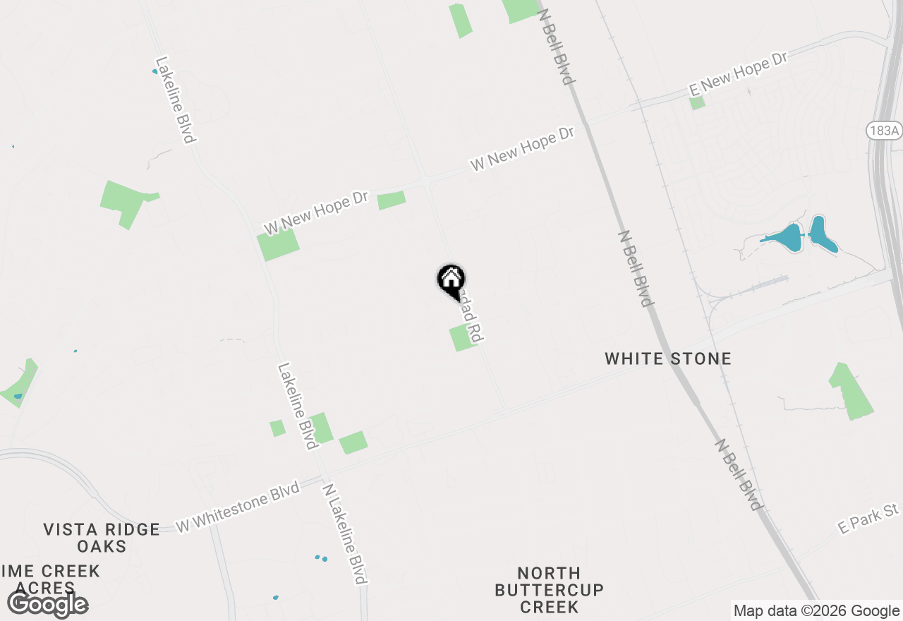 Map of 1405 Bohica Way, Cedar Park, TX 78613