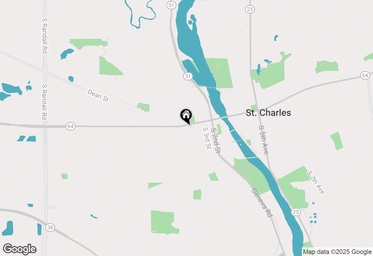 Map of 505 W Main Street #B, St. Charles, IL 60174