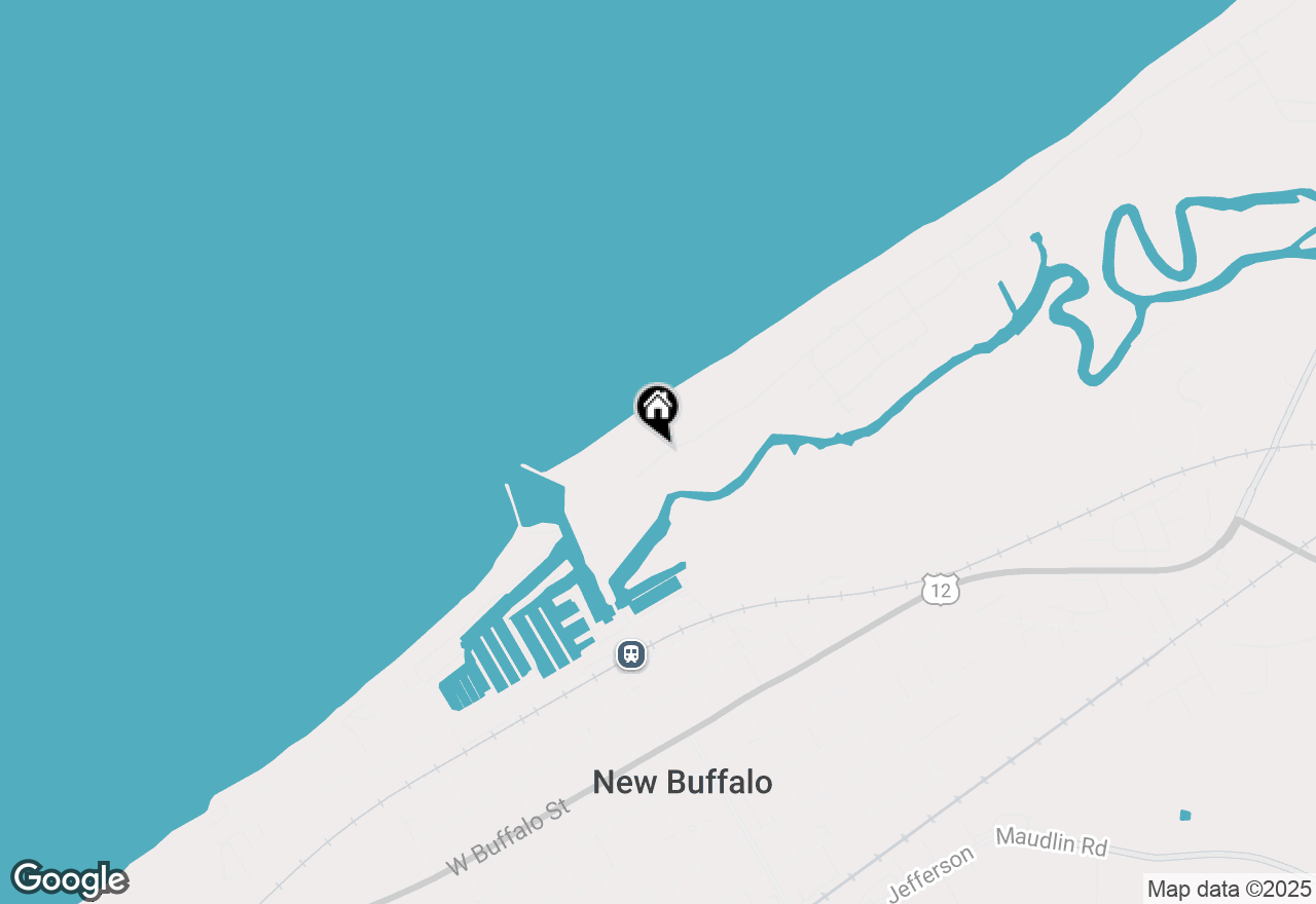 Map of 326 Marquette Drive, New Buffalo, MI 49117