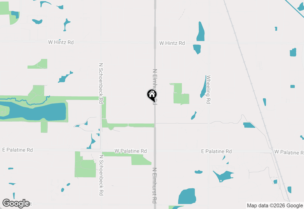 Map of 914 N Elmhurst Road, Prospect Heights, IL 60070