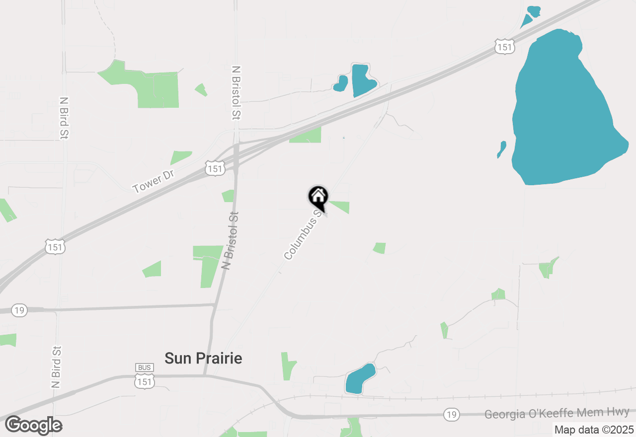 Map of 881 Columbus Street #3, Sun Prairie, WI 53590