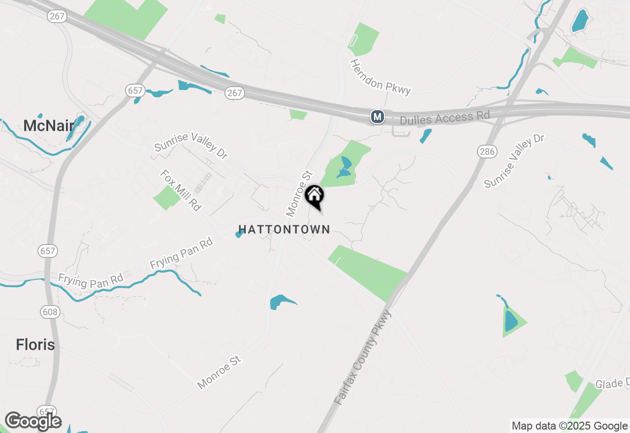 Map of 2308 Hurlingham Lane, Reston, VA 20191