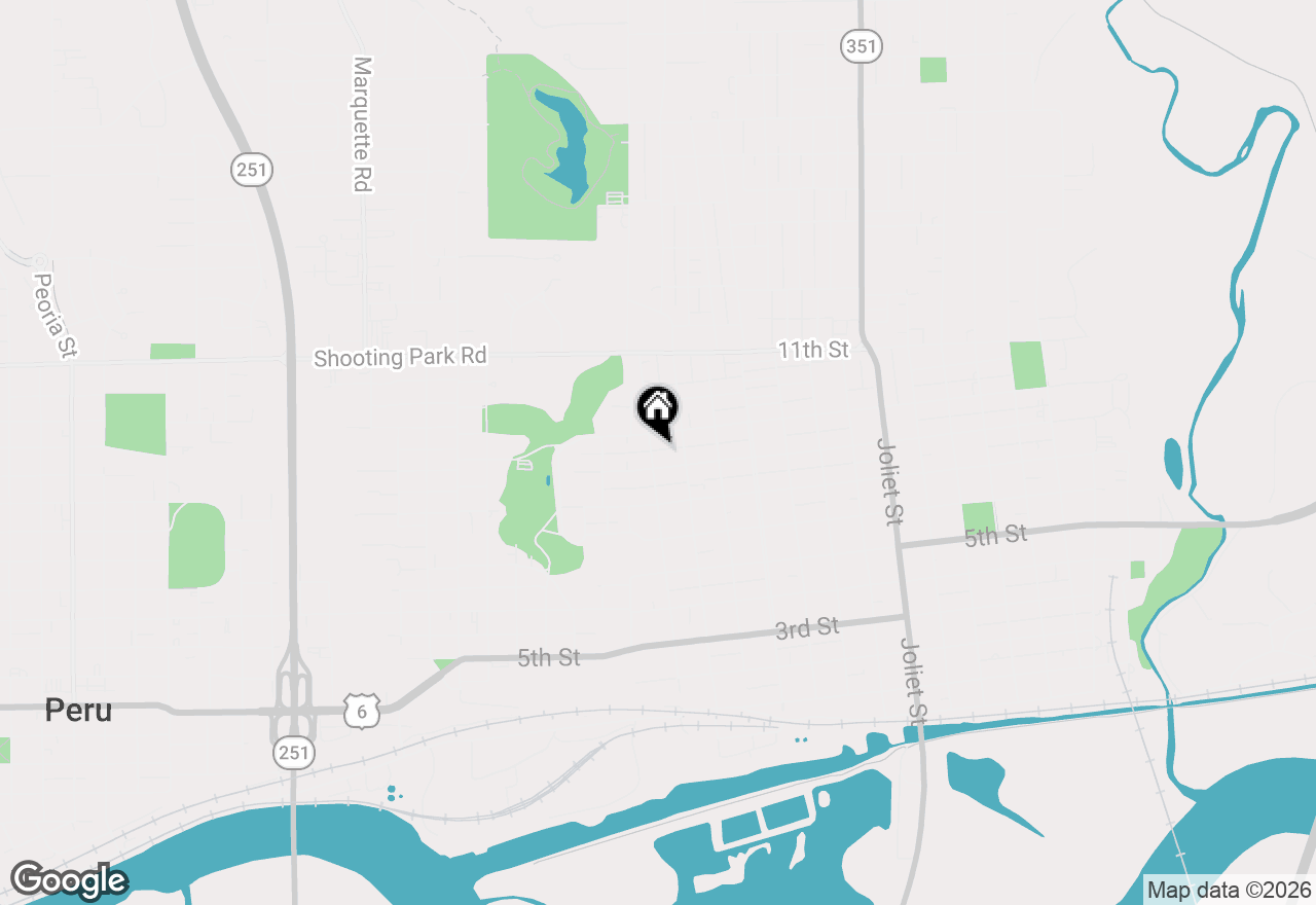 Map of 830 Chartres Street, Lasalle, IL 61301