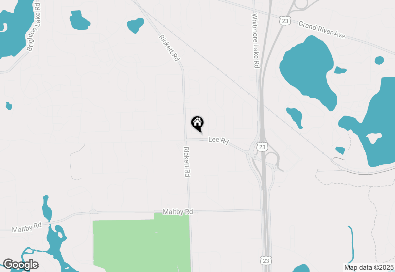 Map of 6498 Wildflower Lane, Brighton, MI 48116