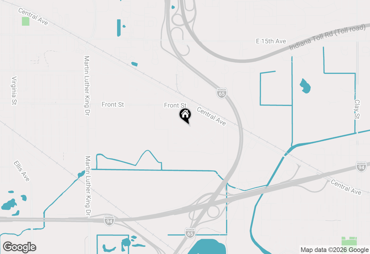 Map of 2601 E 22nd Avenue, Gary, IN 46407
