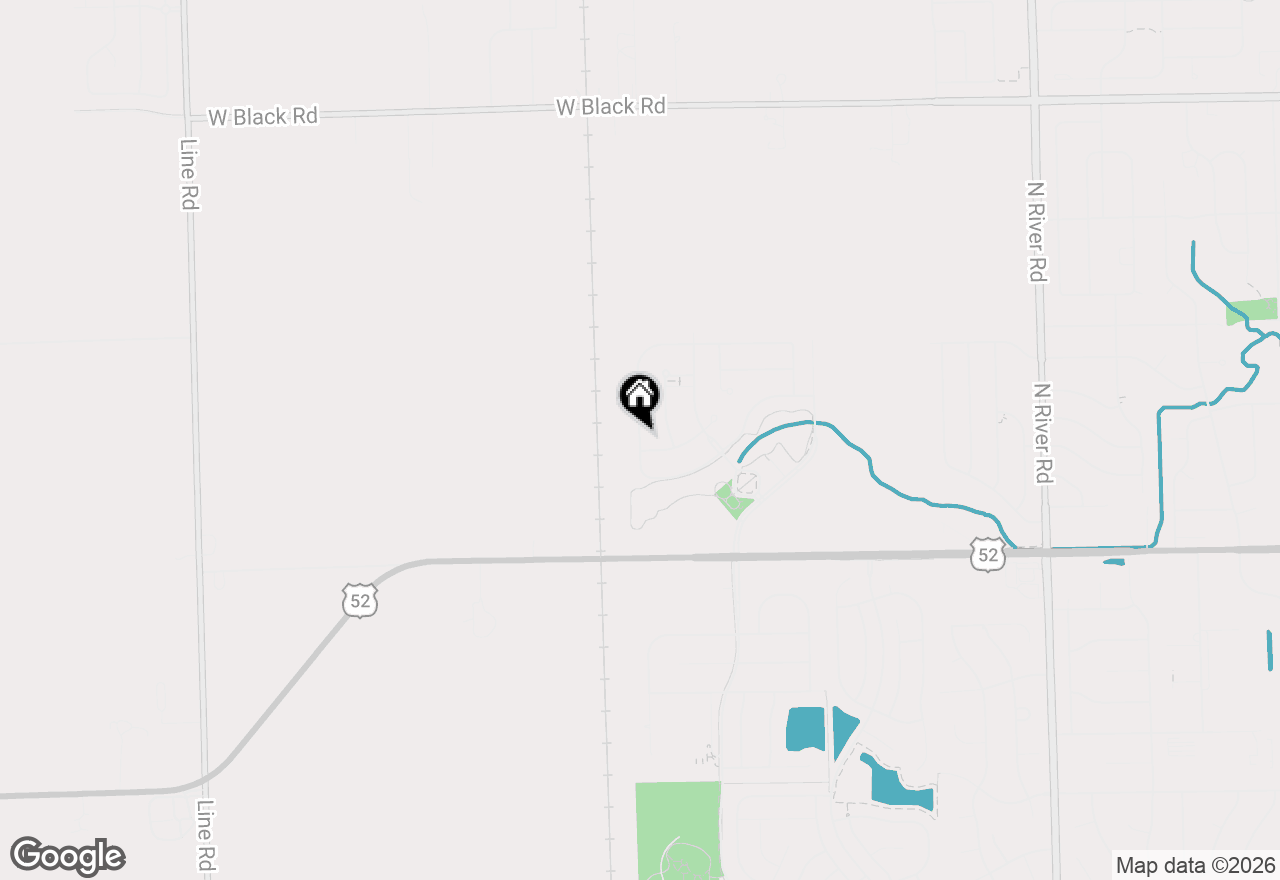 Map of 1902 Moran Drive, Shorewood, IL 60404