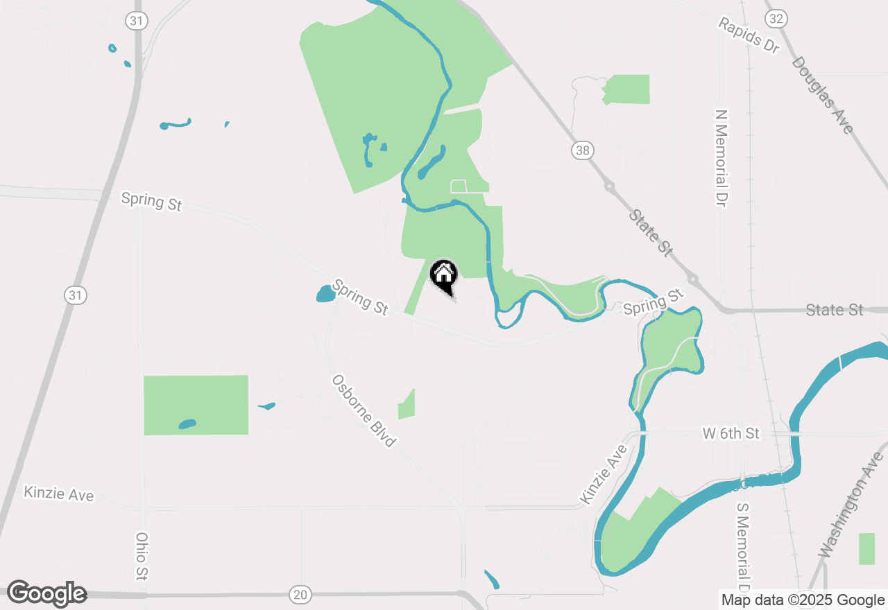 Map of 1138 E Colonial Dr, Mount Pleasant, WI 53405