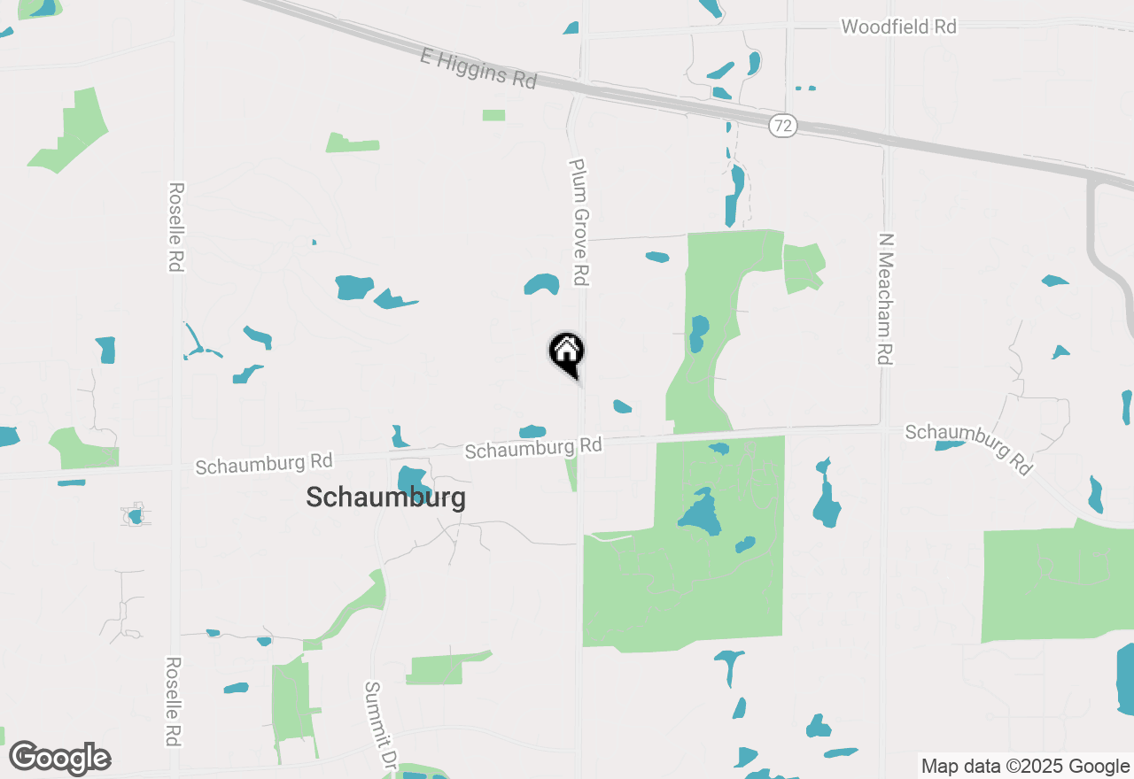 Map of 12 N Waterford Drive, Schaumburg, IL 60194